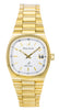 Bulova Super Seville Gold Tone Stainless Steel White Dial Quartz 97B223 Men's Watch