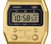 Casio Vintage Digital Gold Ion Plated Stainless Steel Quartz A1100G-5 Unisex Watch