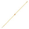 14K Yellow Gold Citrine Mirrored Chain (2.20 mm)