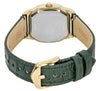 Fossil Harlow Green Croco Leather Strap Cream Dial Quartz ES5427 Women's Watch
