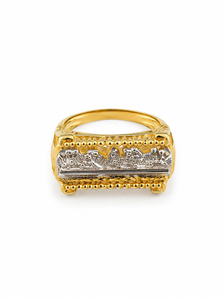 The Last Supper Signet Ring in 14K Two-Tone Gold
