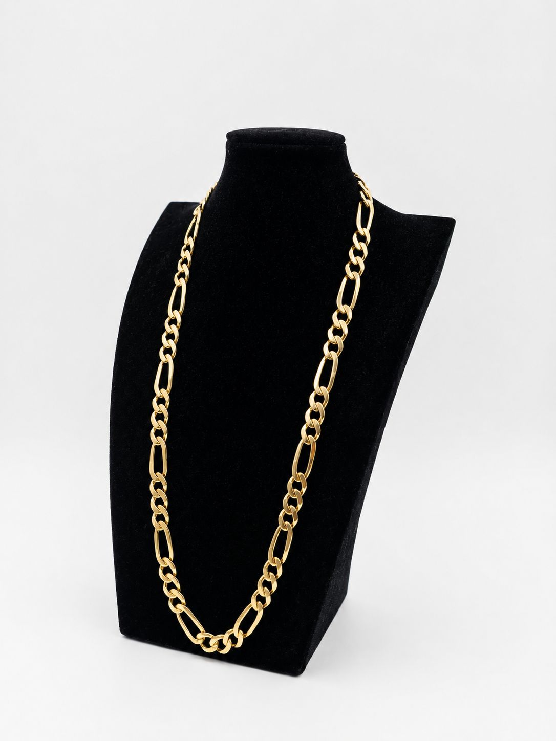 Classic Figaro Style Chain in 14K Yellow Gold
