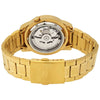 Seiko 5 Gold Tone Stainless Steel Black Dial 21 Jewels Automatic SNKK22K1 Men's Watch