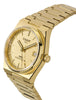 Tissot PRX Powermatic 80 Gold Tone Stainless Steel Champagne Dial Automatic T137.207.33.021.00 100M Unisex Watch